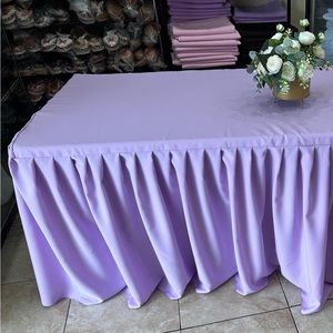 Tablecloth squared skirt / Mantel con falda